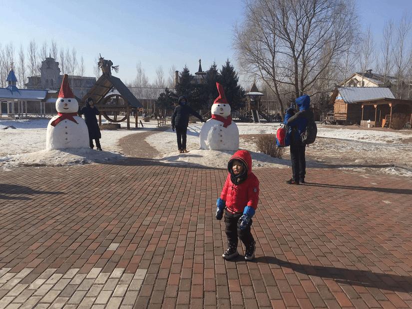 零下1°c的哈尔滨,零下18度冰城