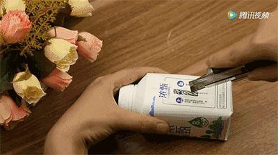 牛奶盒变废为宝怎么叠,变废为宝用牛奶盒做一个手工