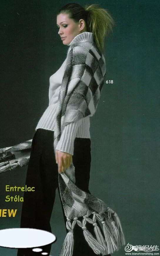 纯色方块花样教程大全,简单大方格子花型教程