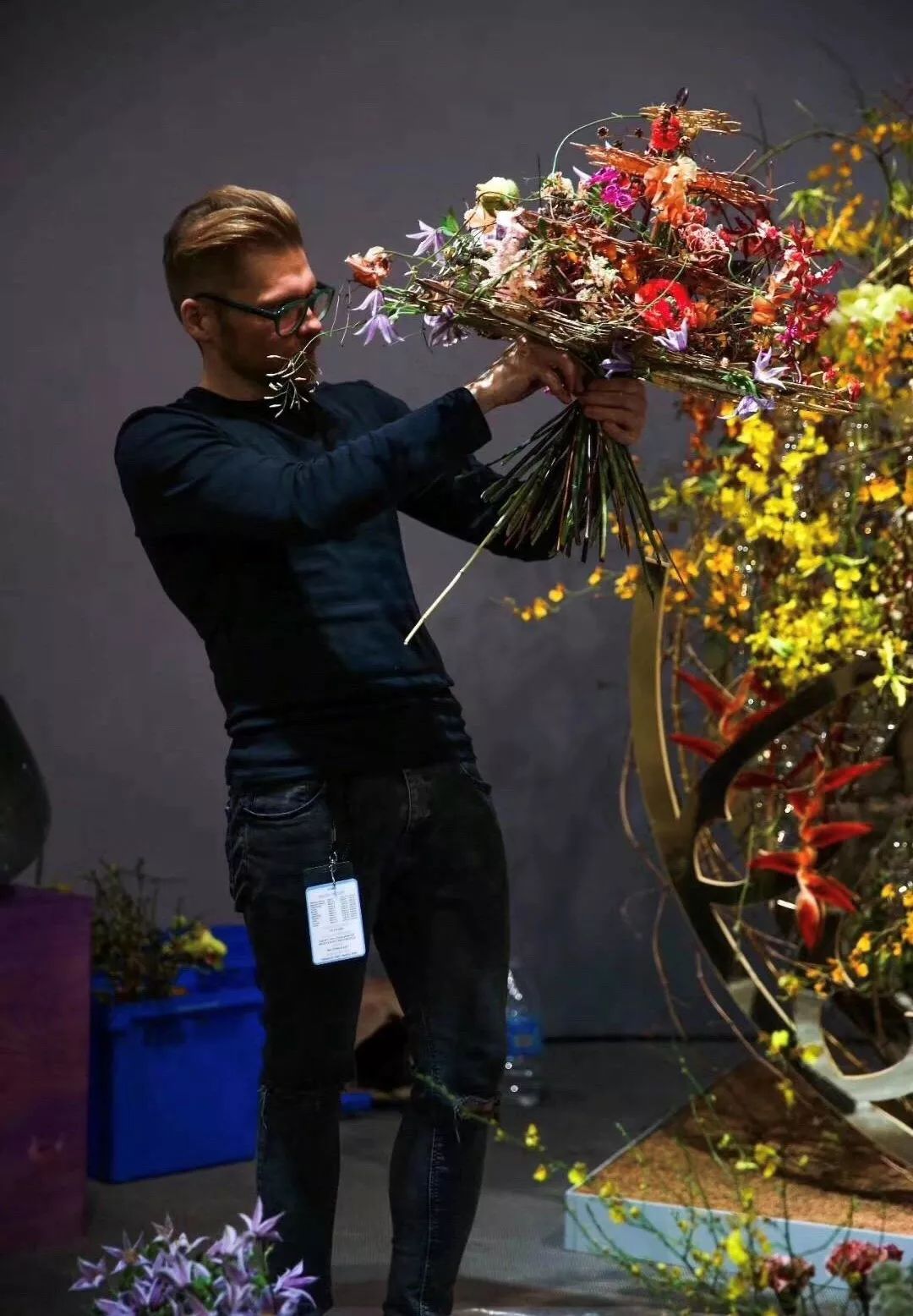 花艺国际比赛视频,2019美国费城花艺世界杯