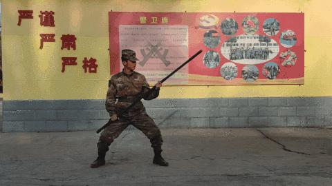 学少林棍法,军中少林