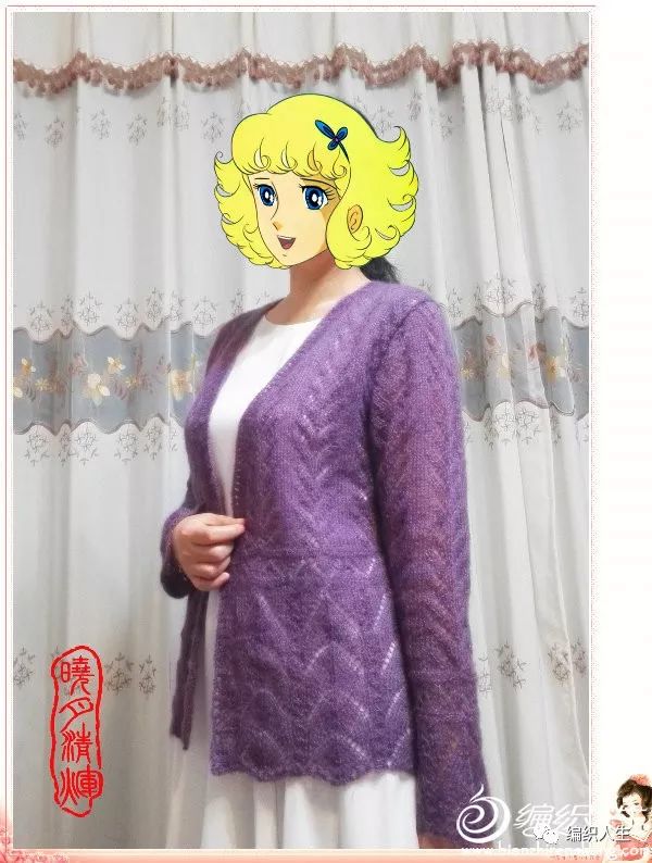 高档纯羊绒女式开衫编织,真丝针织开衫女薄款