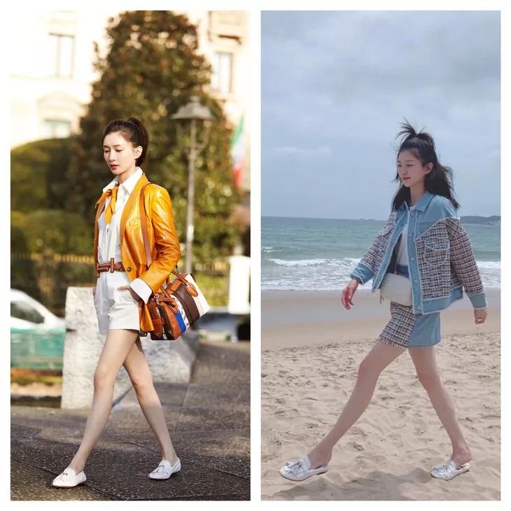 linda的穿搭日常,linda黑色时装鞋