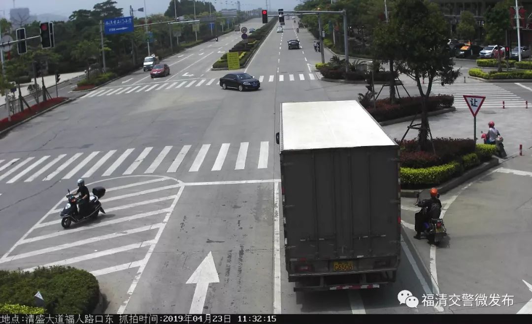 曝光!福清这些车辆闯禁行被拍!