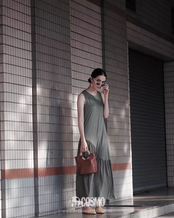 洪欣时尚穿搭,52岁洪欣日不落蔡依林