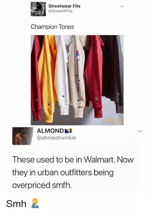 champion经典长袖t恤搭配,你与潮人之间的差距