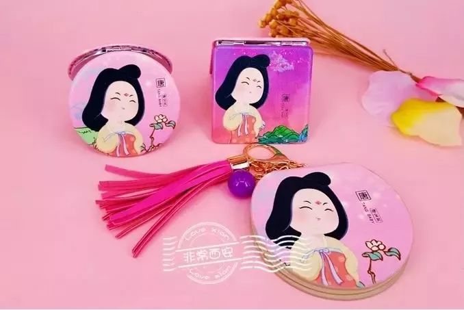 西安文创纪念品团扇,西安最近比较火的文创