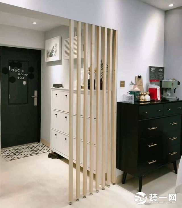 南北通透小户型玄关装饰,入门玄关隔断设计小户型