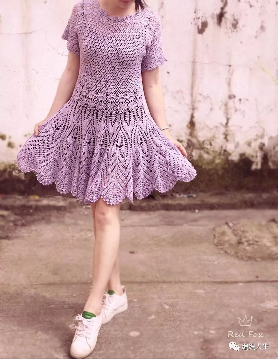 微课丨“含笑”浪漫的钩针连衣裙，6月4日晚8点上课