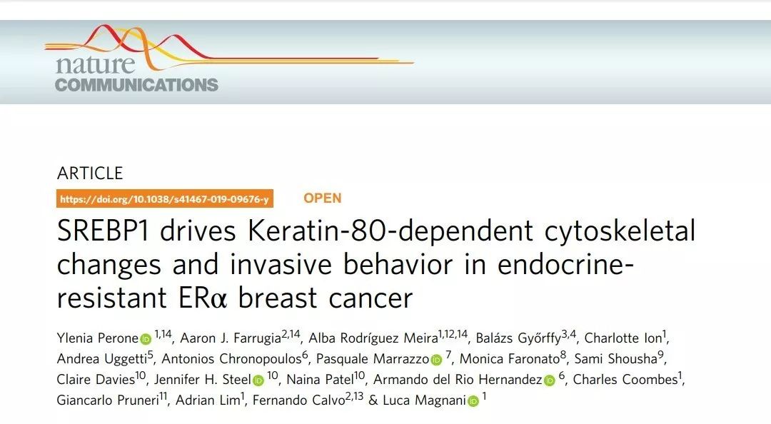 nature子刊癌症新突破,nature子刊影响因子