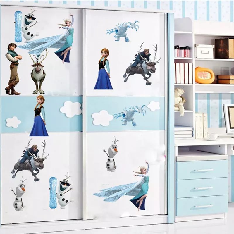 冰雪奇缘主题的儿童房,冰雪奇缘主题儿童房