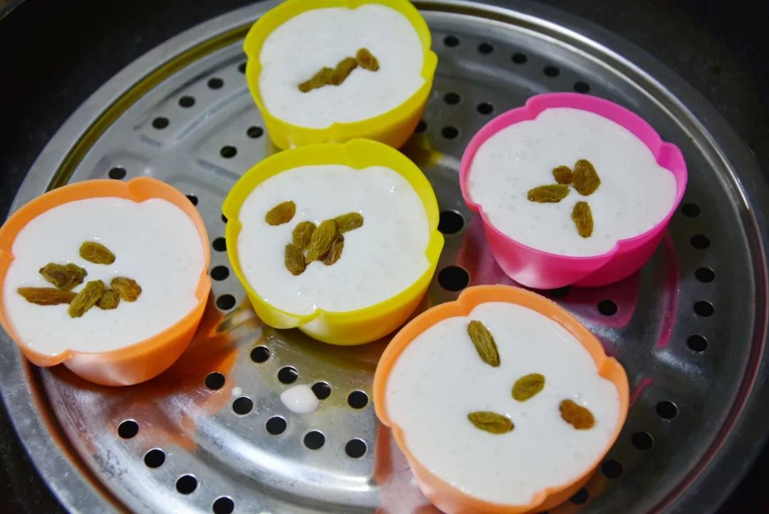 传统大黄米蒸米糕的制作方法,温州传统手工桂花夹心米糕的做法