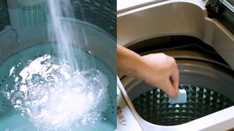 洗衣机里加点它，10分钟排出黑脏水