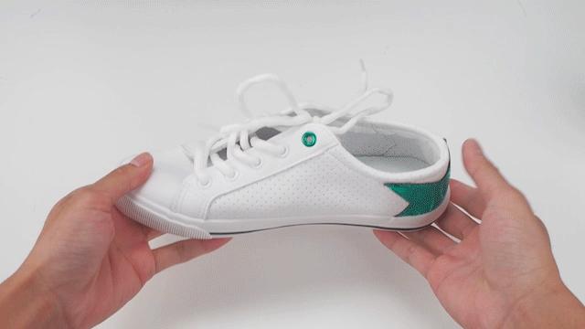 中国造了双变态小白鞋！狂虐20万次不皱！自带800散热孔，百元就搞定