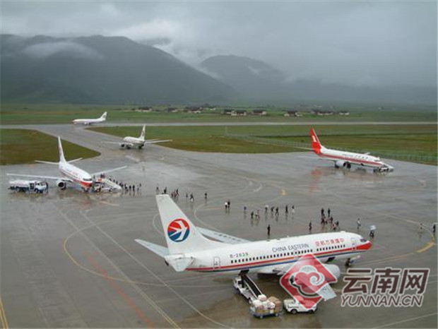 迪庆香格里拉机场落地,迪庆香格里拉机场进港航班