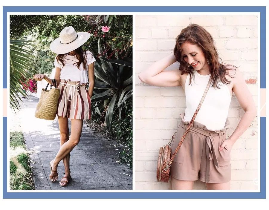 今年最流行的4条短裤时髦有型,显瘦遮肉的七分短裤