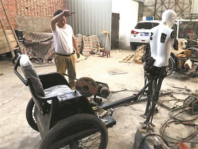 中国最牛农民造机器人,农村大叔造机器人