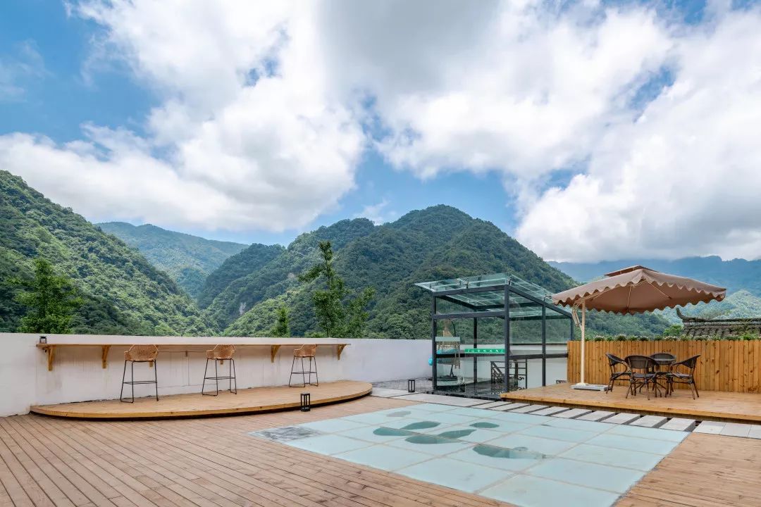 民宿一隅小院,民宿依山傍水清幽静谧