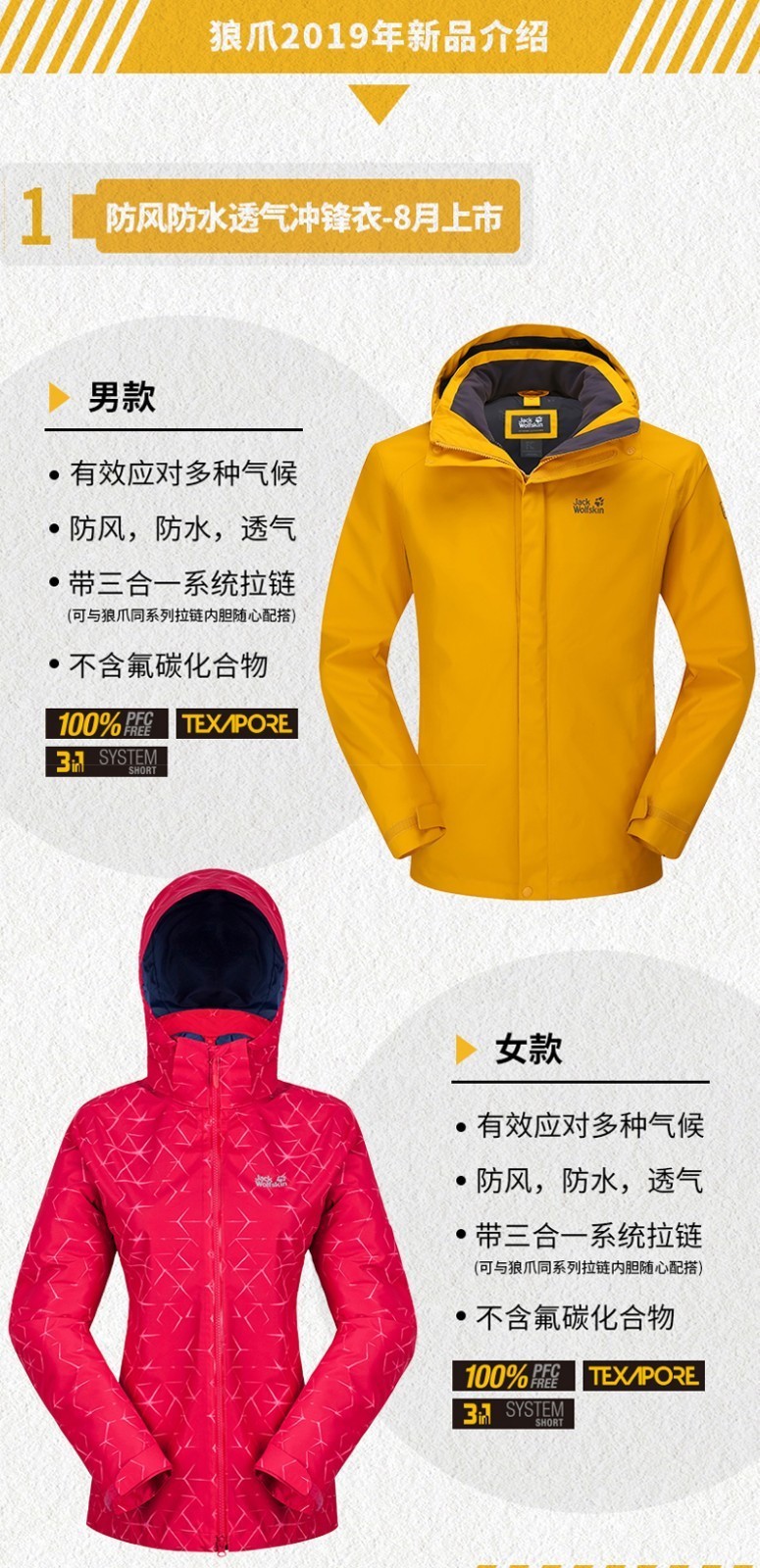 性价比高的防水超薄冲锋衣评测,狼爪防风防水冲锋衣