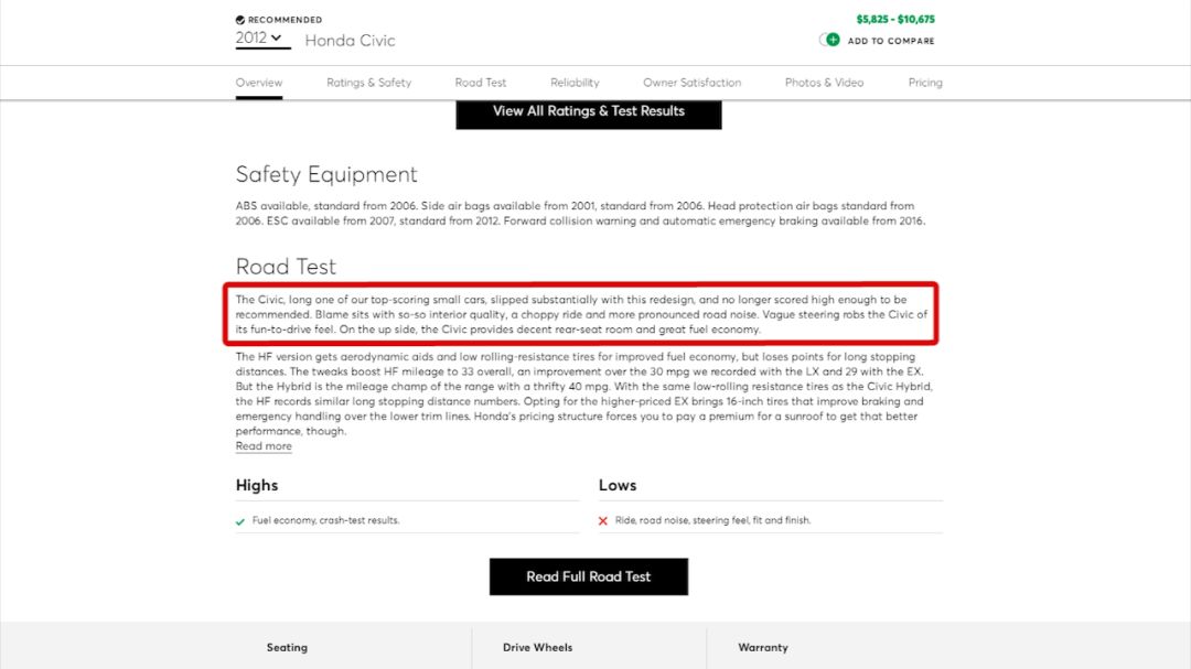 九代思域最好的车,最为经典的九代思域