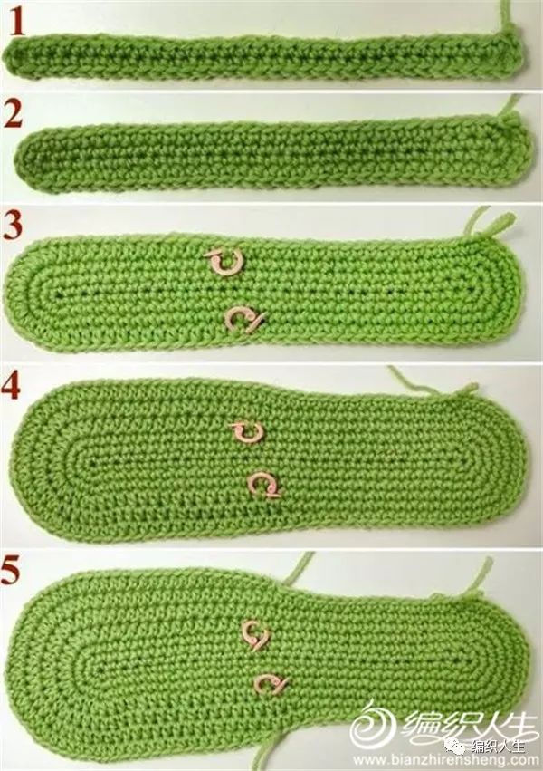 彩色毛线编织：教你钩一双民族风居家室内鞋（详细图文教程）