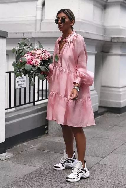 秋冬黑红裙子大码胖mm显瘦遮肉,今年最火的裙子显瘦遮肉