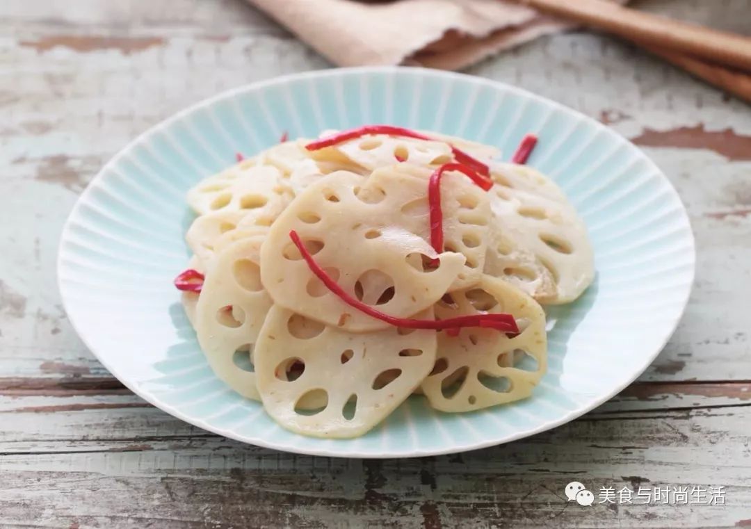 醋藕片怎么炒才好吃又脆又好看,没胃口试试几道开胃菜