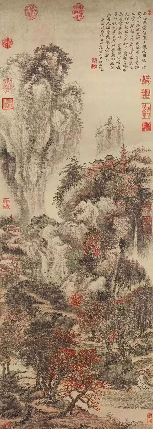 清初画坛之四王与四僧的较量,清初画坛六大家