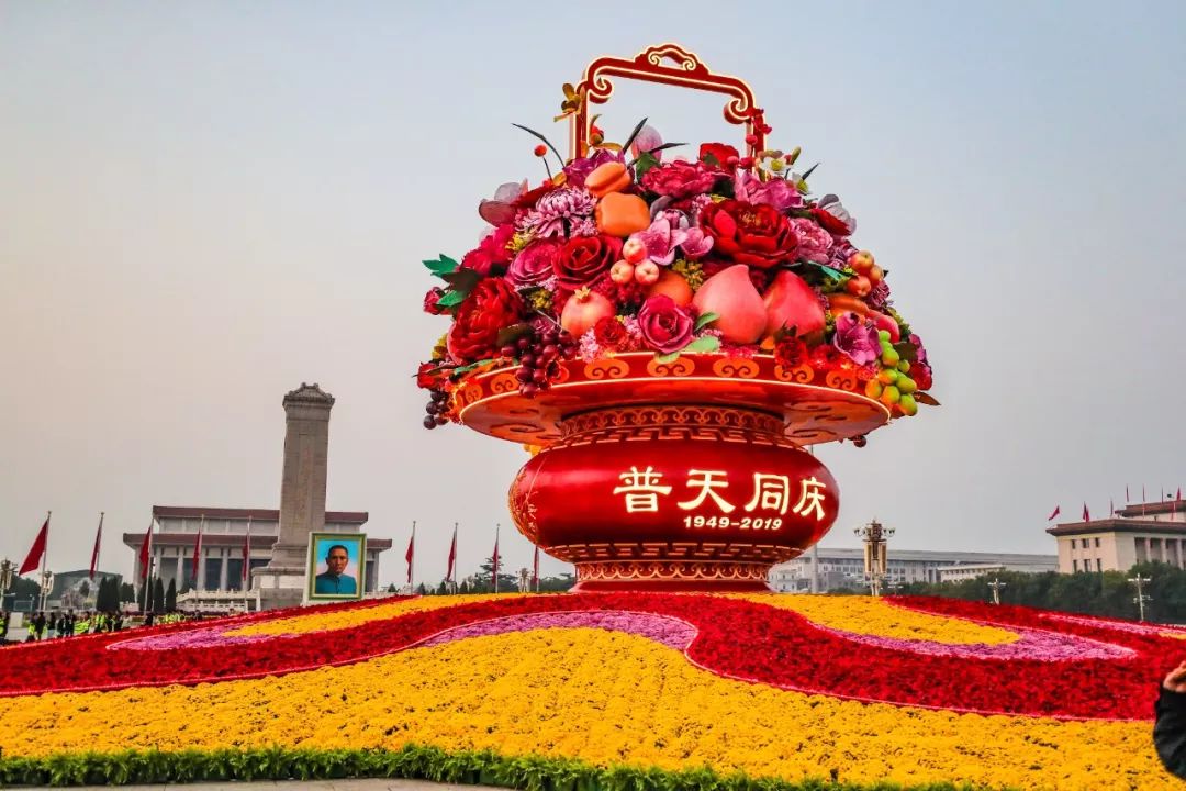 2022年国庆花坛景观图片大全,国庆节拍到的最美花海