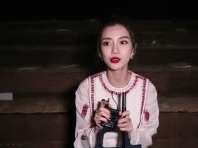 杨颖全唇妆,angelababy唇妆画一半