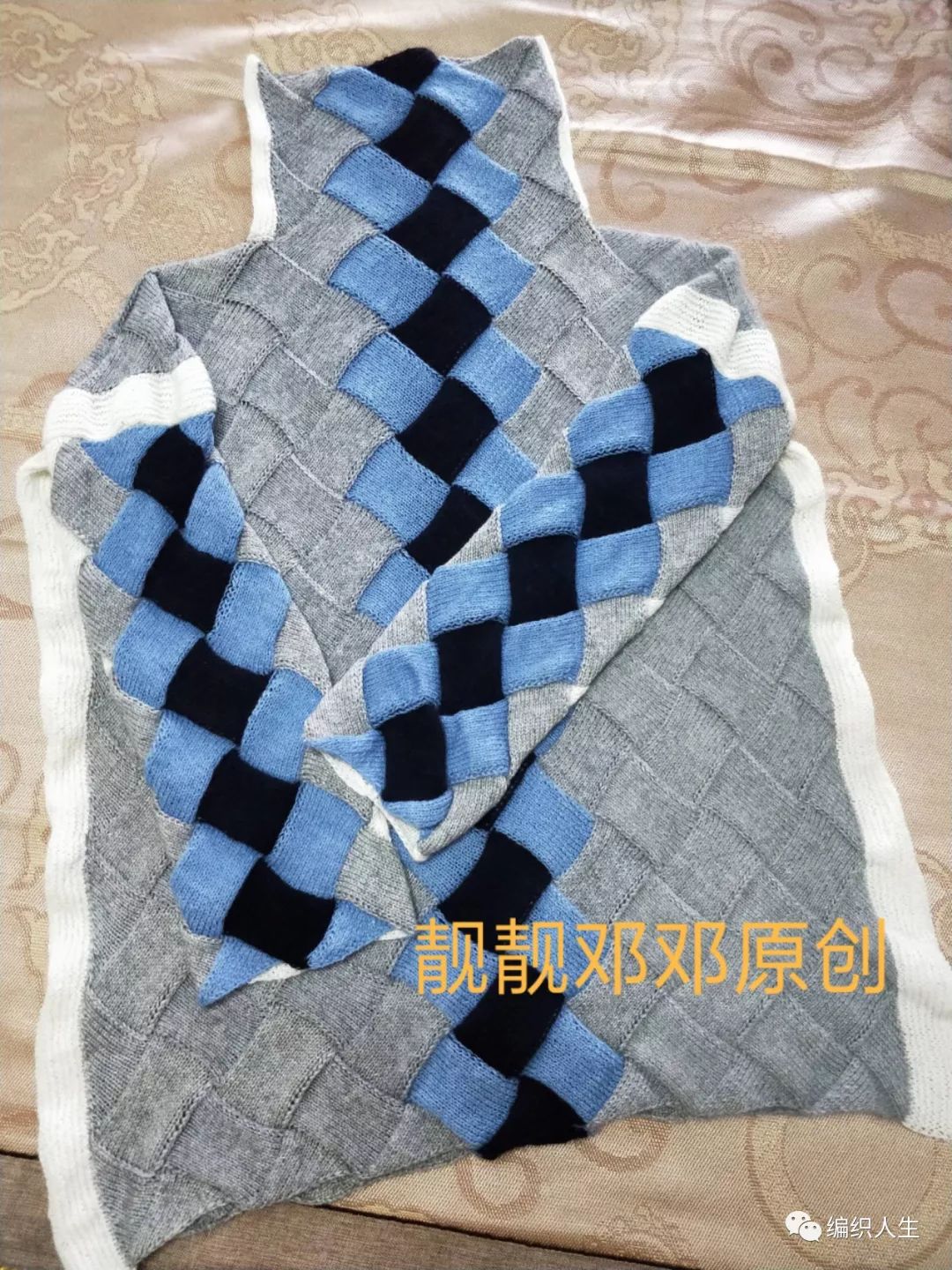 马海毛毛衣十三针编织花样图解,白桦编织衣服袖子收针