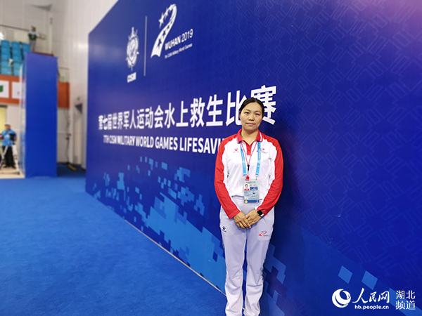 武汉一高校教师担任军运会水上救生项目裁判长