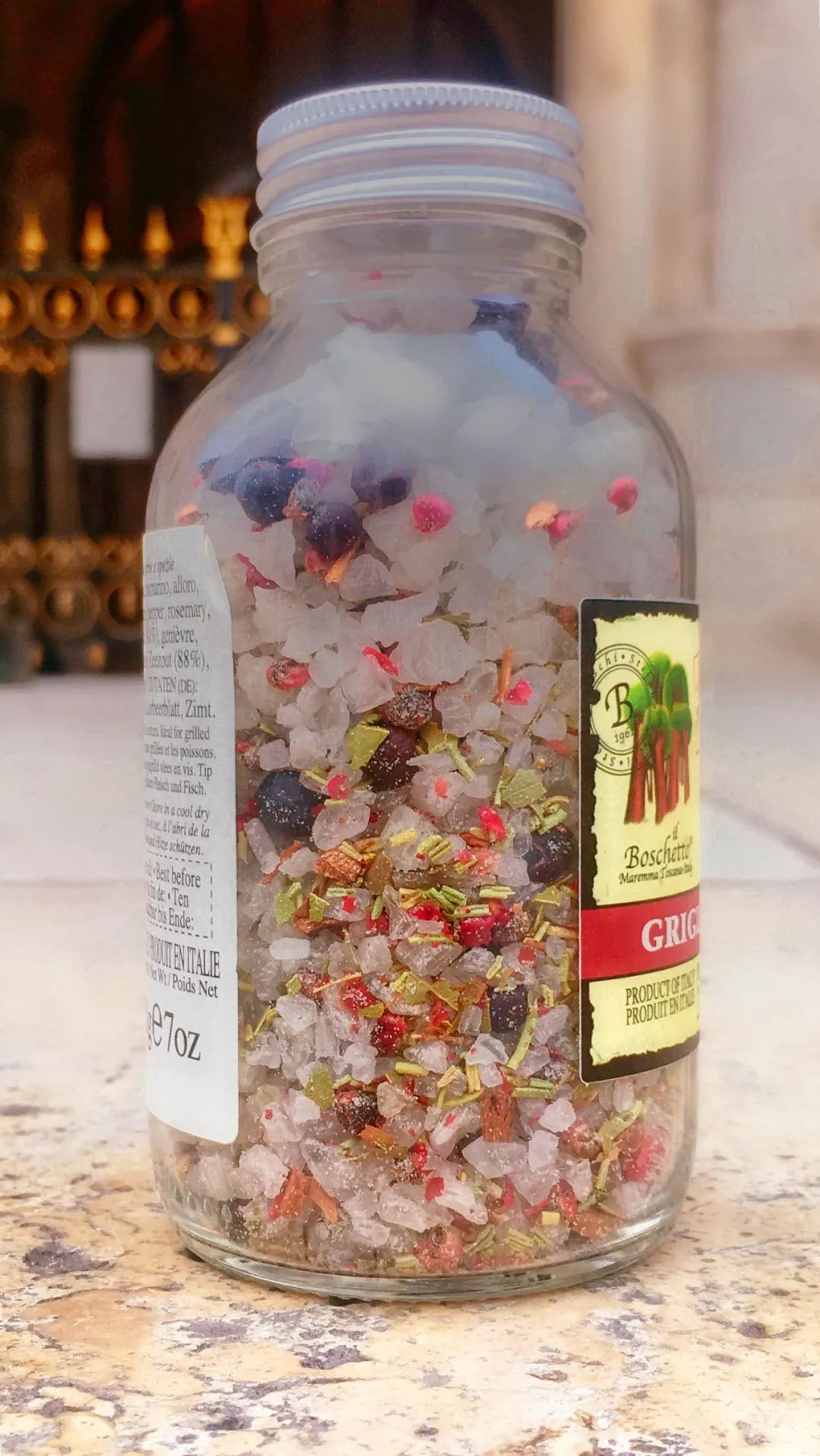 我从巴黎,买了一瓶盐