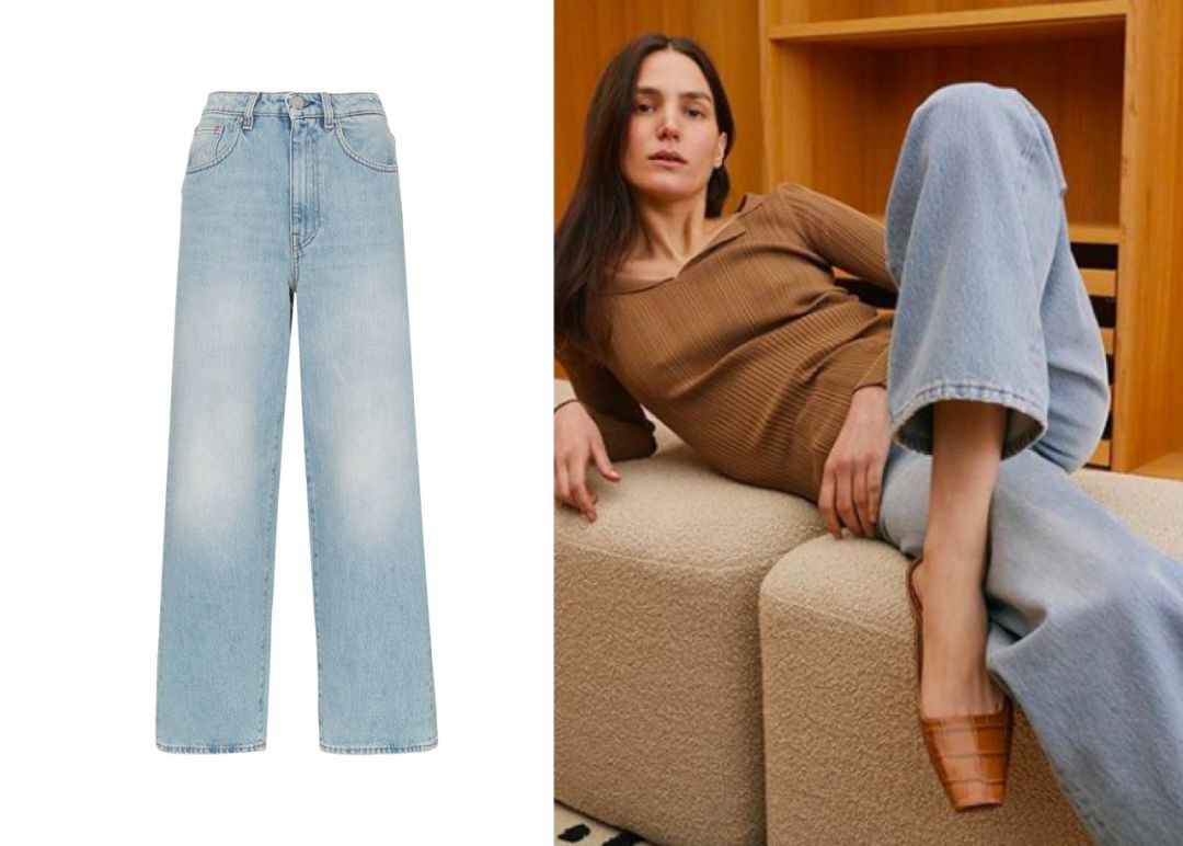 直筒修饰腿型牛仔裤,修饰腿型巨好搭配的牛仔裤