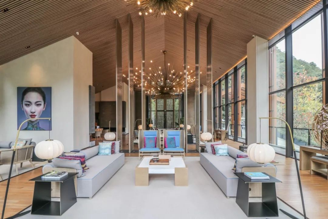 新昌安岚山居酒店,温泉入户竹林山居