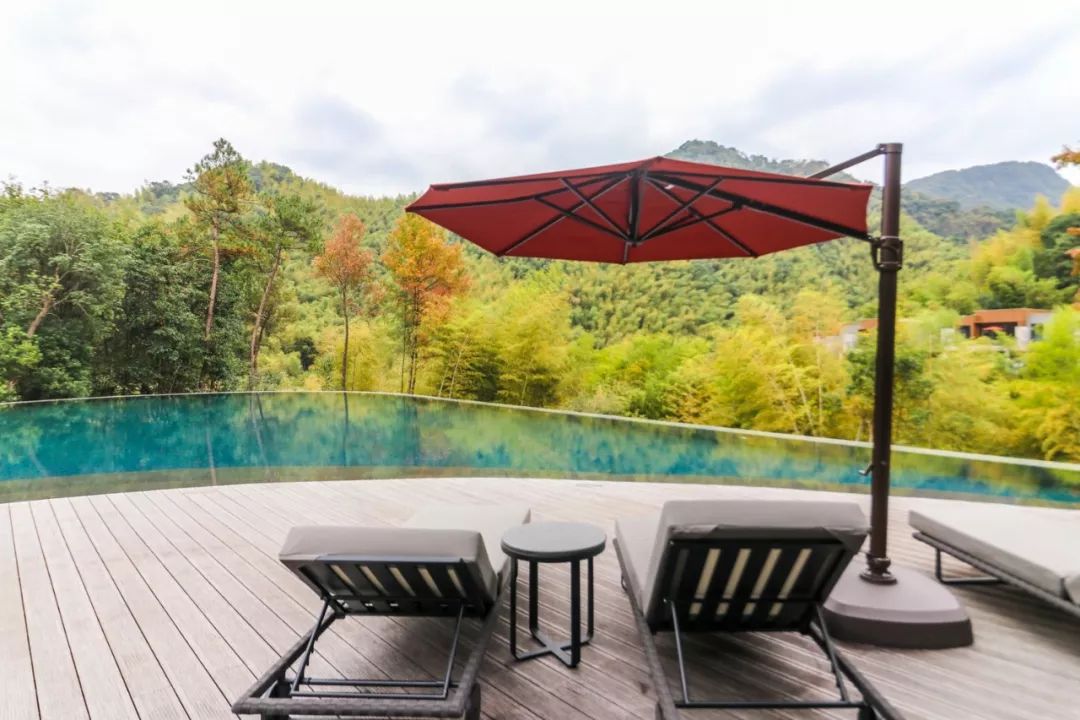 新昌安岚山居酒店,温泉入户竹林山居