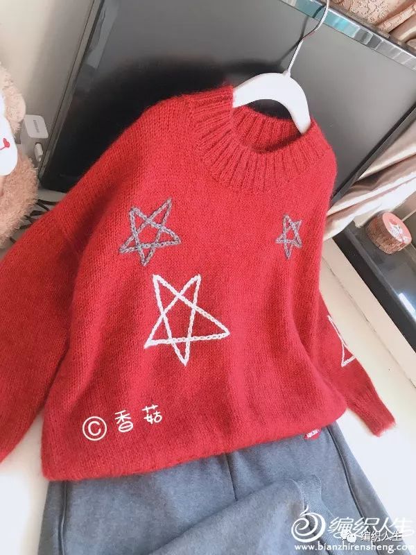 7岁女孩套头毛衣满天星编织教程,26支羊绒3股宝宝套头毛衣编织方法