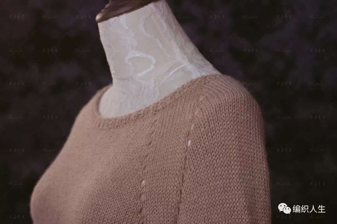云朗粗针织女士棒针羊毛绞花毛衣,女生套头棒针粗线花线毛衣教程