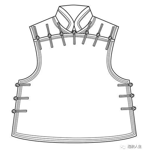 中式服装制作课程,十三太保棉坎肩