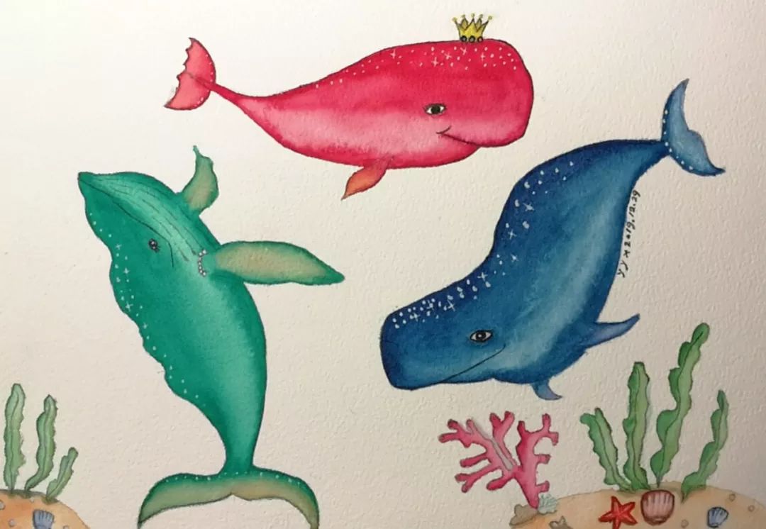 BlingBLling....抹香鲸全家福跨年画展闪亮登场，走过路过不要错过