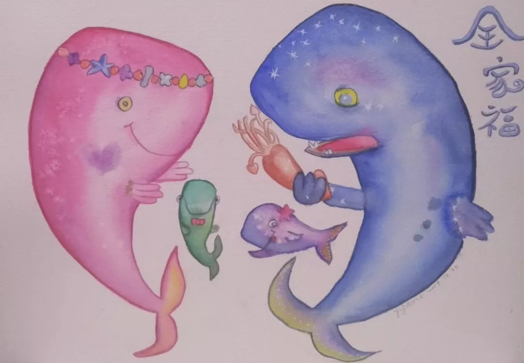 BlingBLling....抹香鲸全家福跨年画展闪亮登场，走过路过不要错过