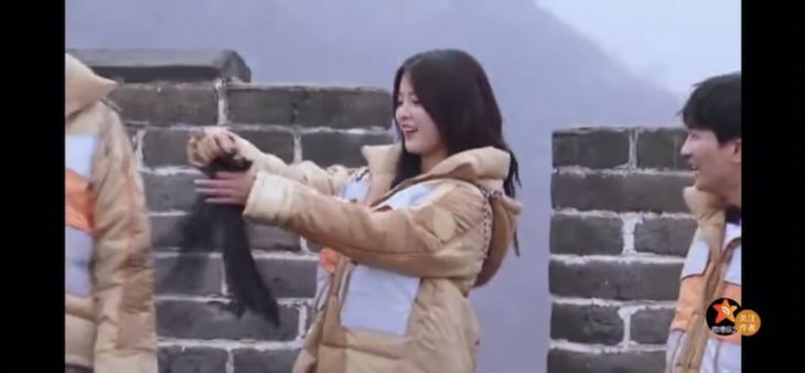 美人计|杨超越爬完长城“脱发”了？妹妹你太耿直了8