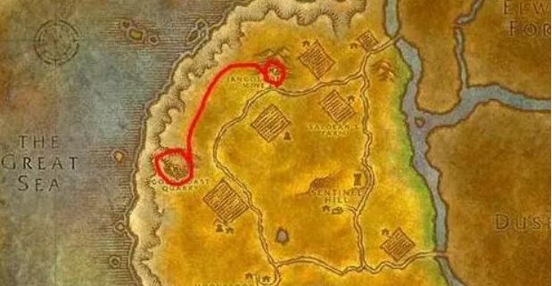 采矿220-300攻略矿石分布图,部落采矿1-300攻略矿石分布图