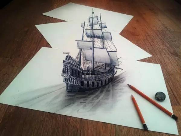 黑暗3d绘画作品,不敢相信眼睛的3d画