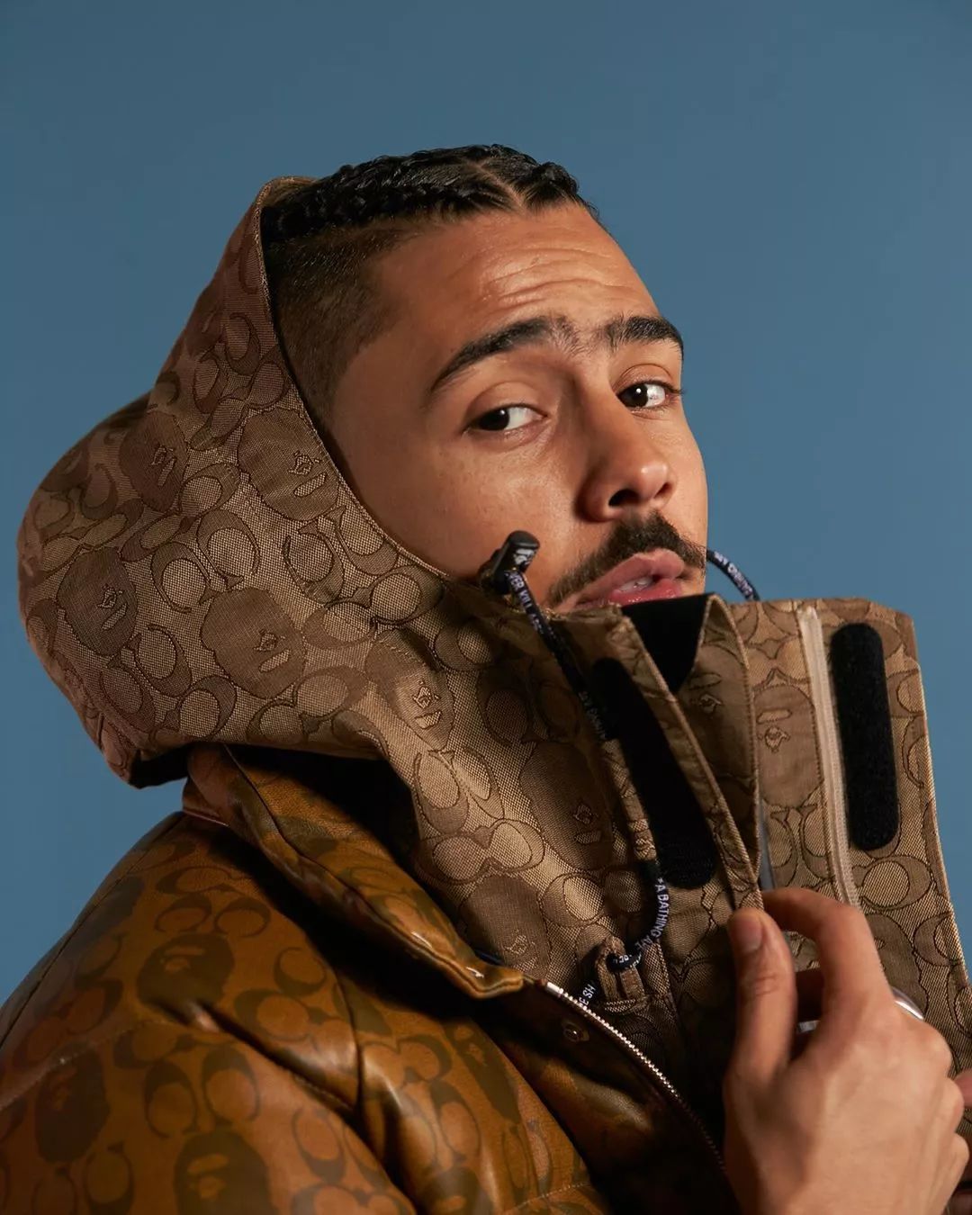 coachxbape联名皮衣,coachxbape联名