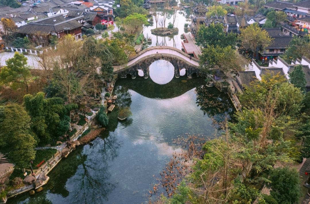 成都黄龙溪古镇美景竖屏,黄龙溪古镇小景