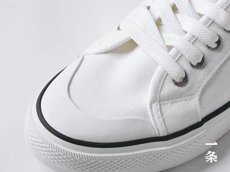 防脏帆布小白鞋,帆布鞋无后跟无鞋带