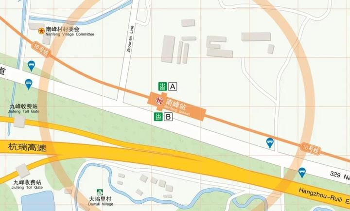 杭州地铁16号线与5号线换乘,杭州地铁15号线余杭段走向