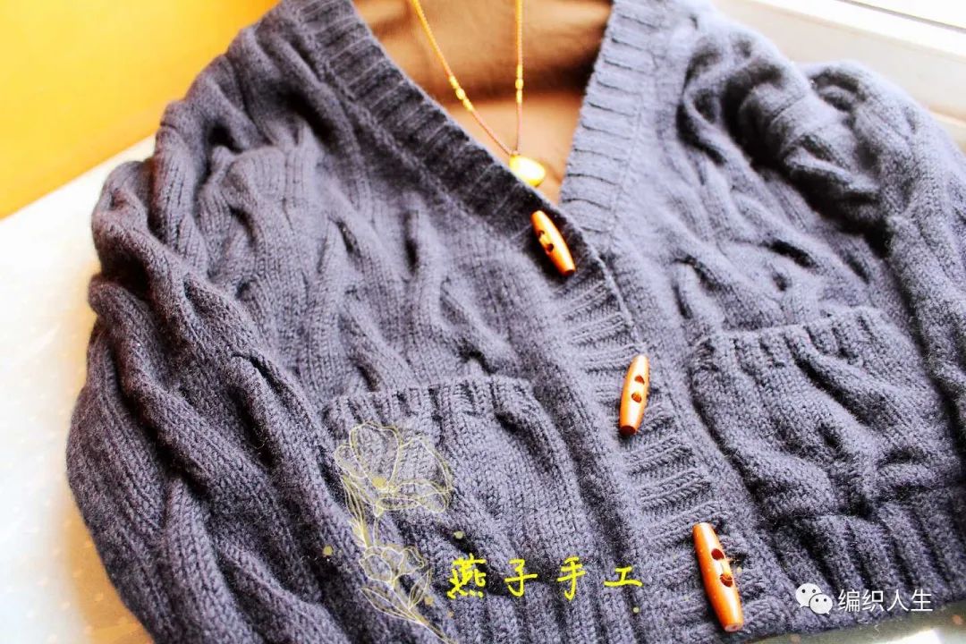 钩针仿淘宝羊绒开衫,软糯仙仙的马海毛棒针编织开衫