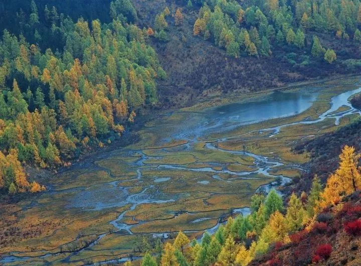 航拍阿坝农村视频,阿坝风景全景视频